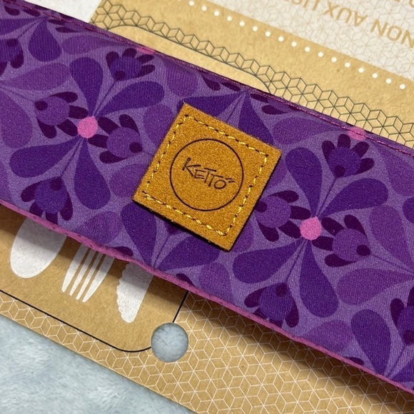 KETTO Reusable Takeout Lunch Utensils With Zip Pouch Recycled NWT - Picture 6 of 12